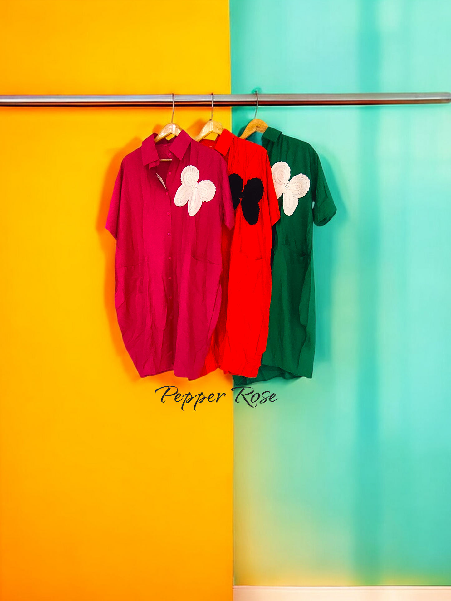 Anaisa oversized shirt - Green