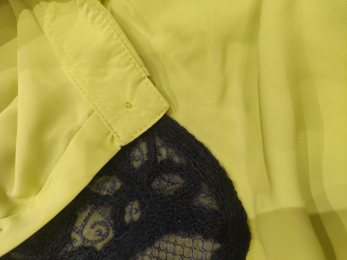 Fuchsia oversized shirt - Fluorescent green