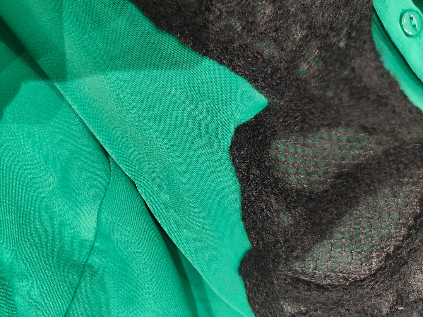 Fuchsia oversized shirt - Green