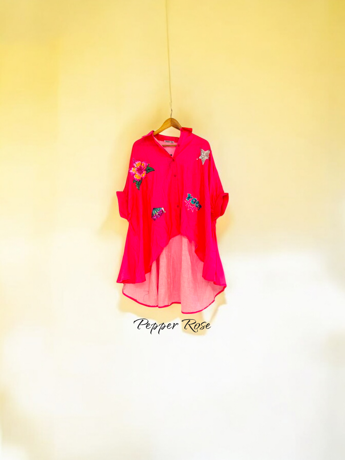 Aria oversized Shirt - Pink