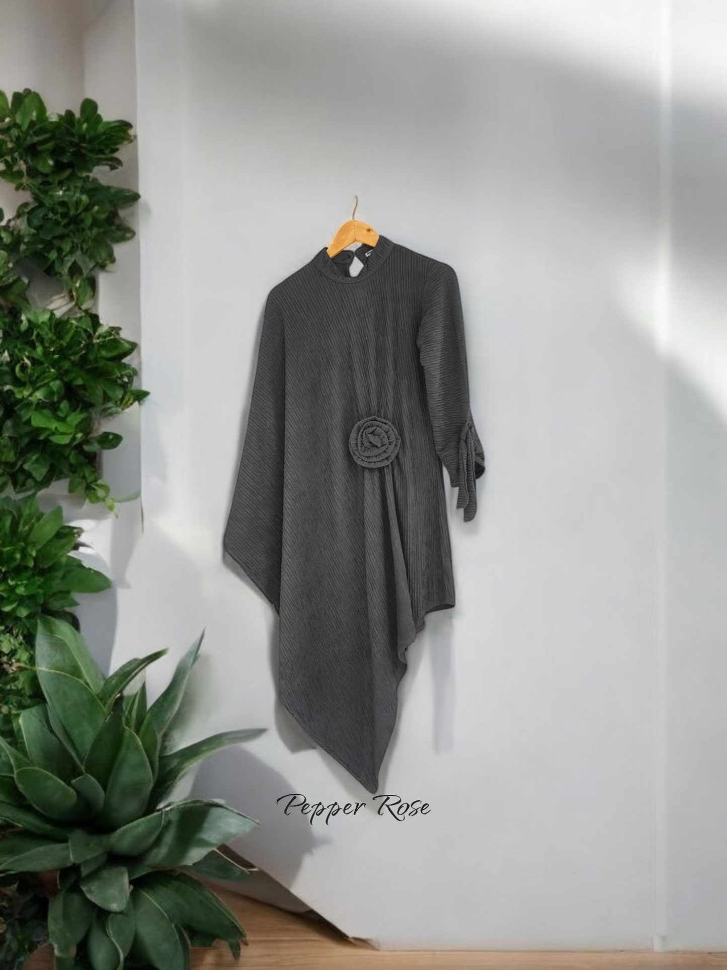 Zai oversized top cum dress - Grey