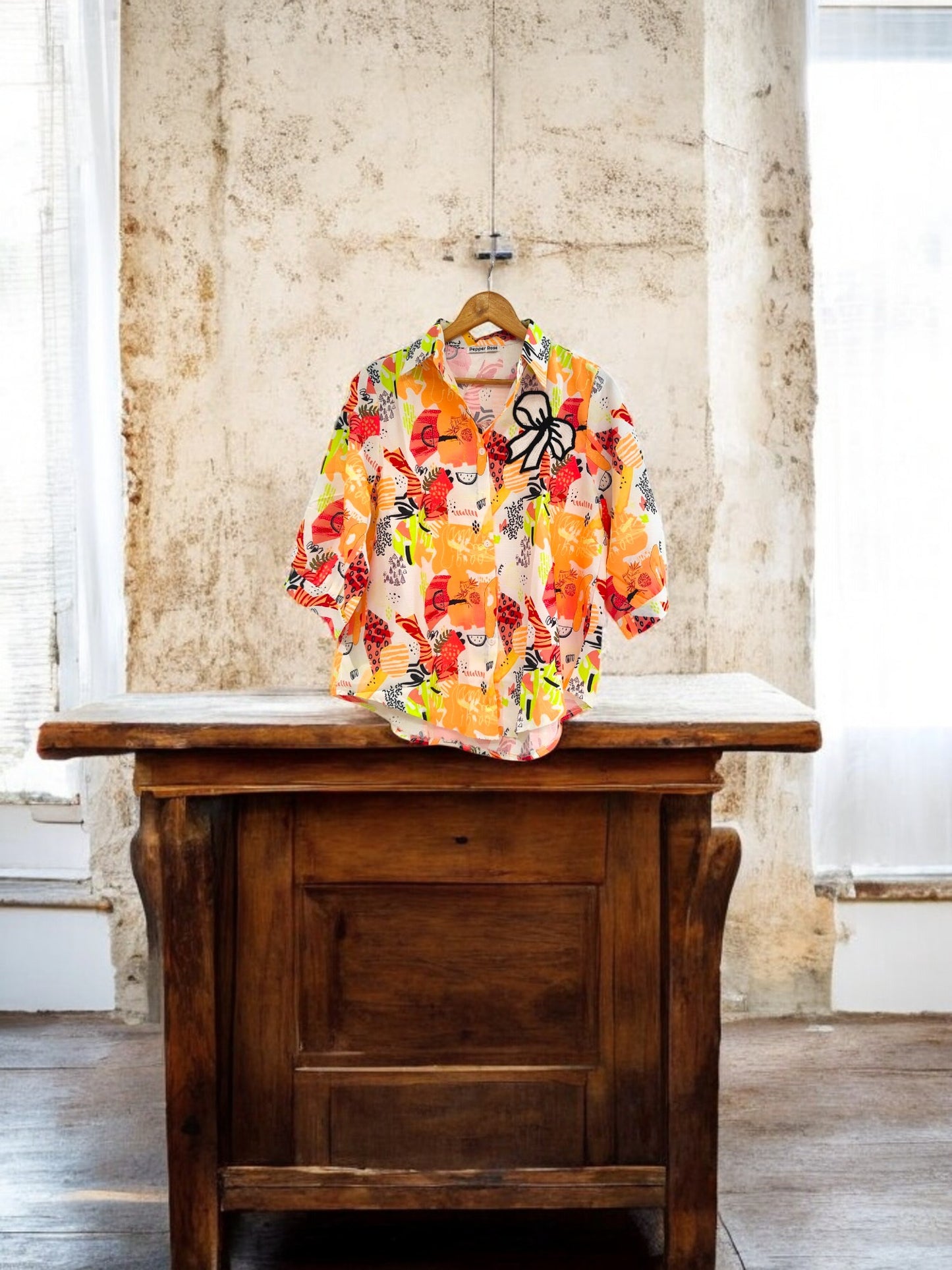 Billy Colorful Shirt With Long Sleeves - Multicolor