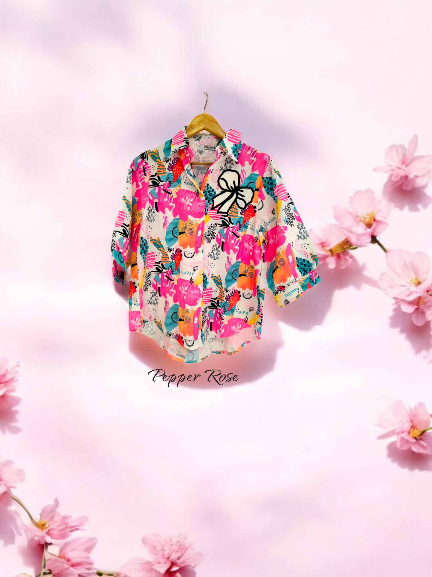 Billy Colorful Shirt With Long Sleeves - Multicolor