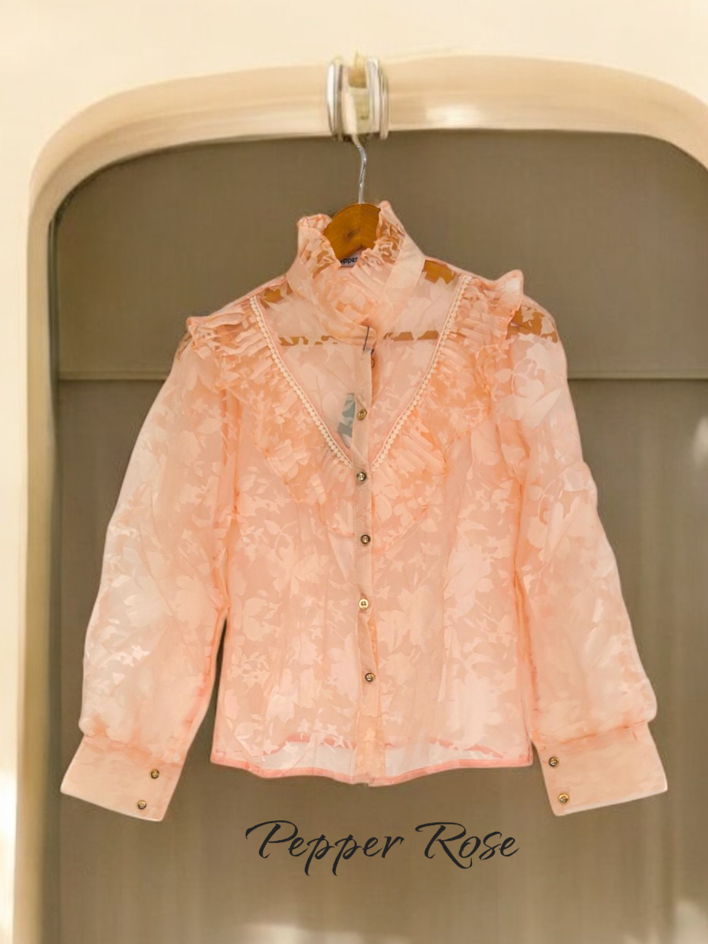 Emily Shirt - Peach