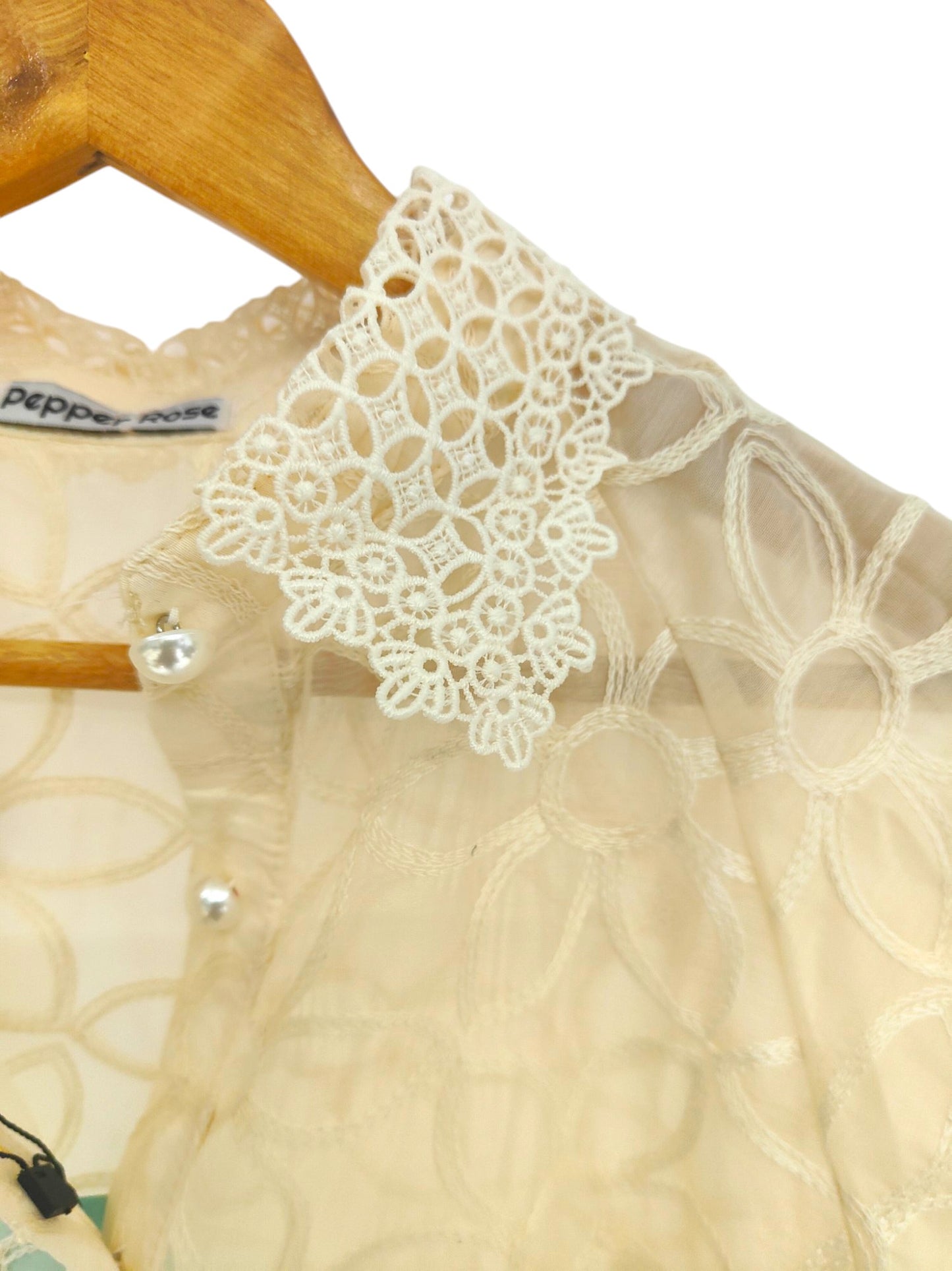 Singreiny organza shirt - Offwhite