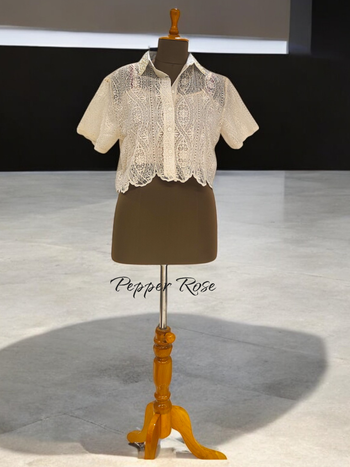 Abigal embellished blouse shirt - offwhite