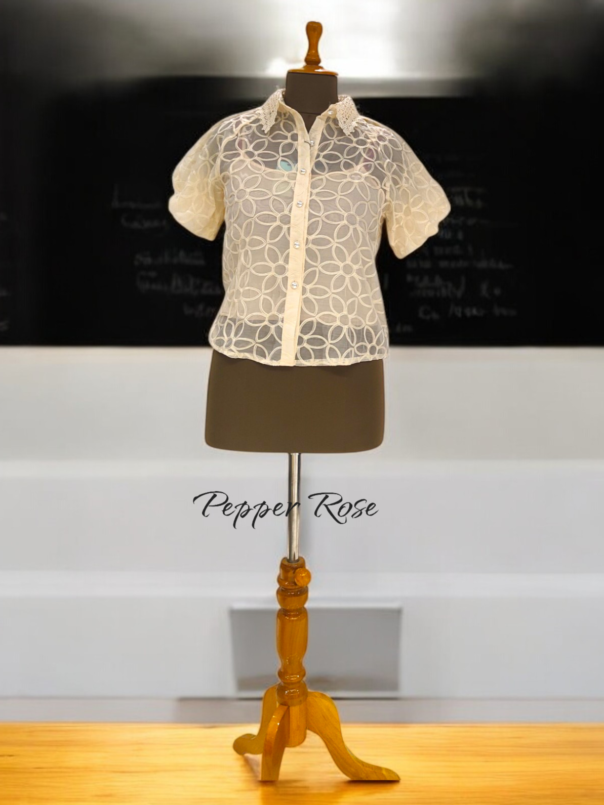 Singreiny organza shirt - Offwhite