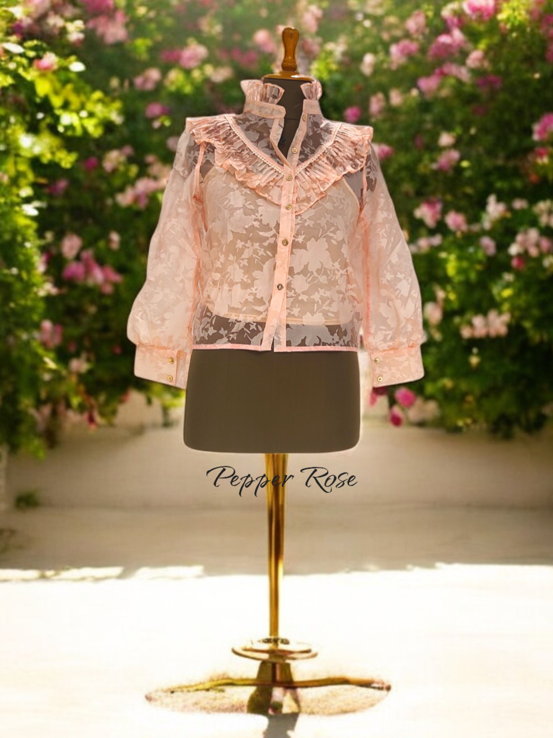 Emily Shirt - Peach