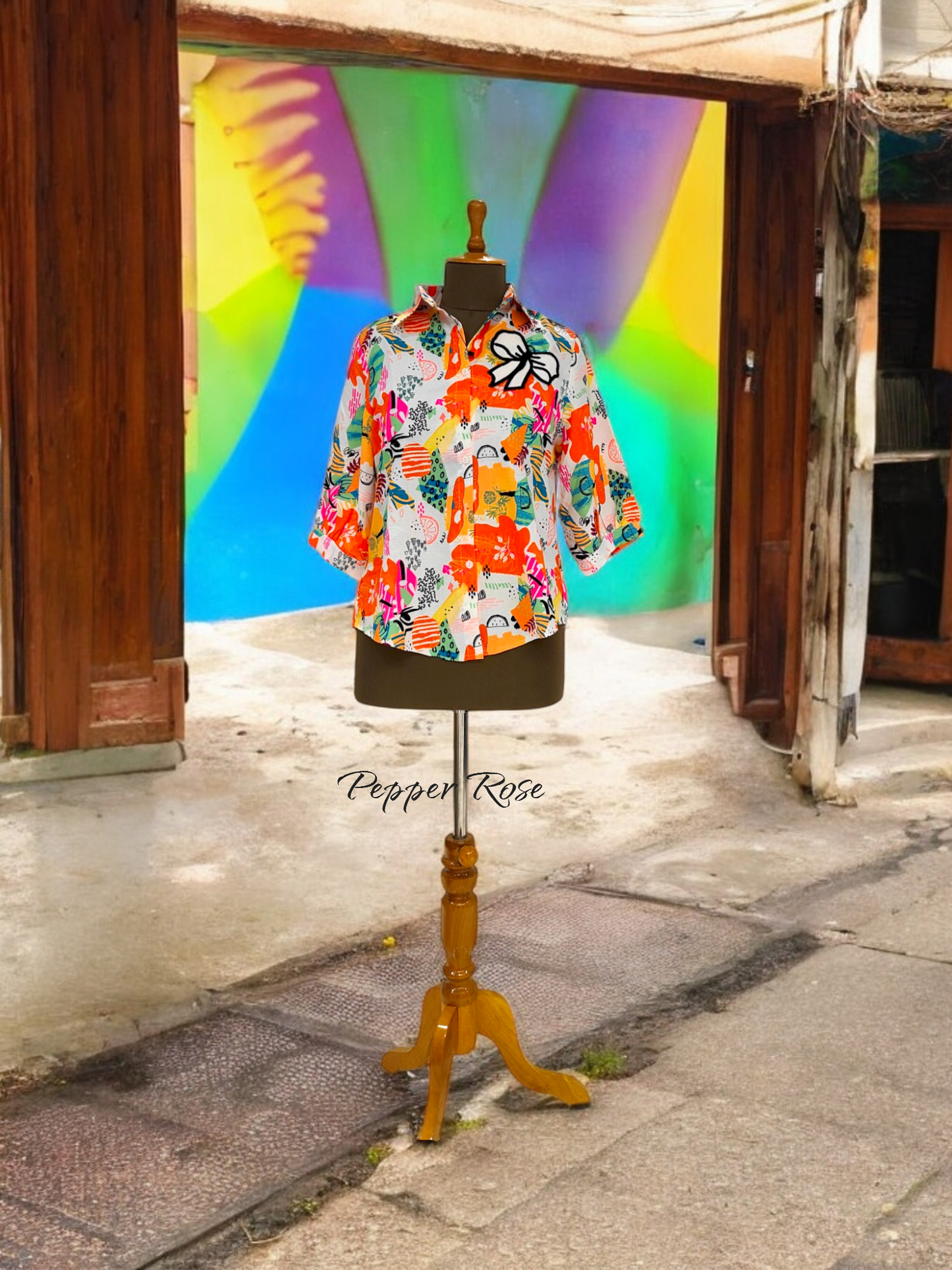 Billy Colorful Shirt With Long Sleeves - Multicolor
