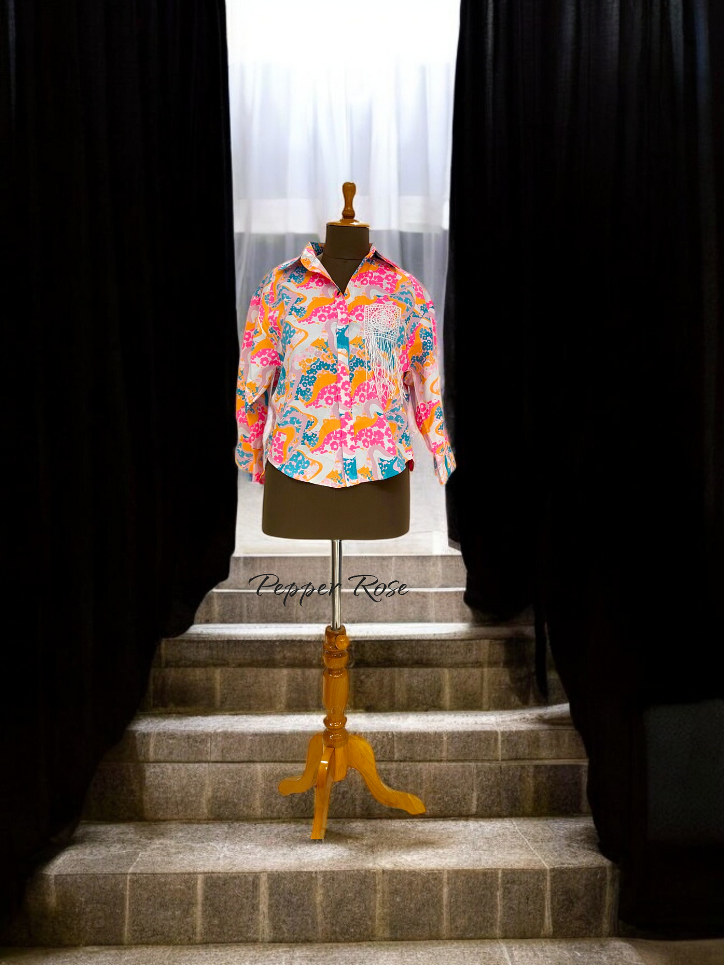 Alle Colorful Shirt With Long Sleeves - Multicolor