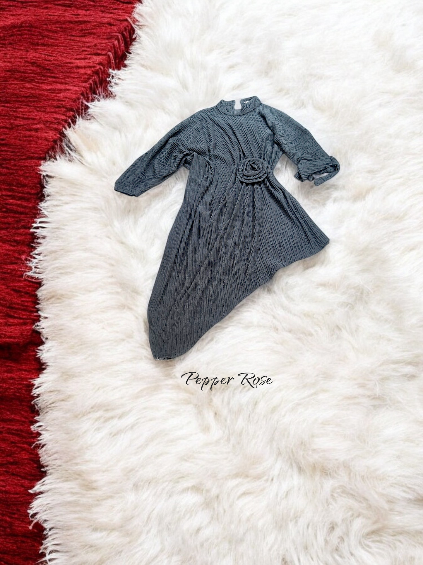Zai oversized top cum dress - Grey