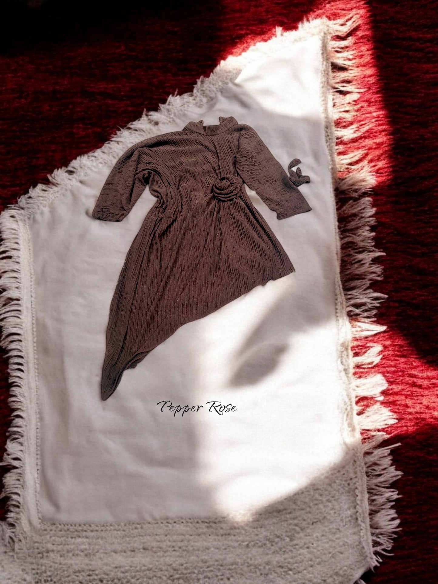 Zai oversized top cum dress - Brown