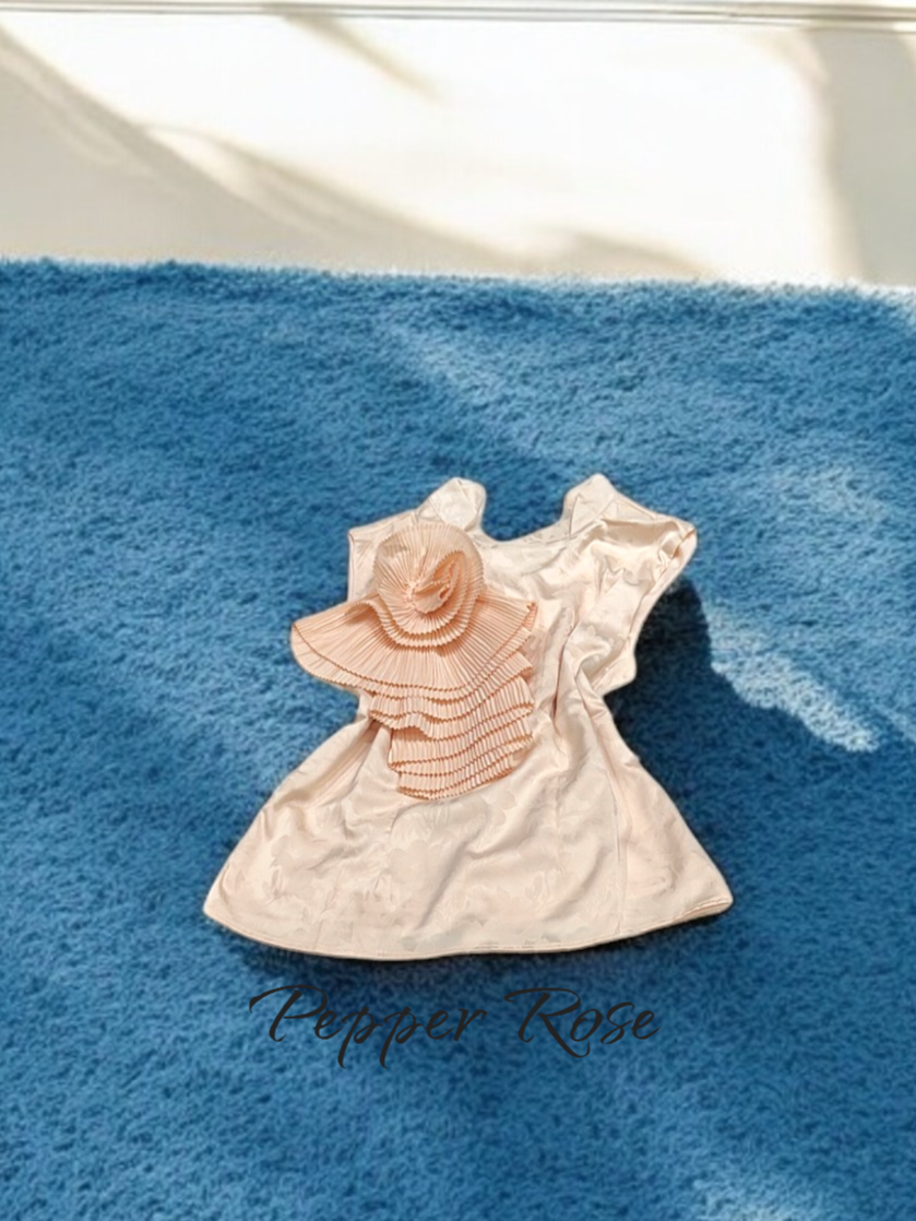 Murzansi Silk top - Peach
