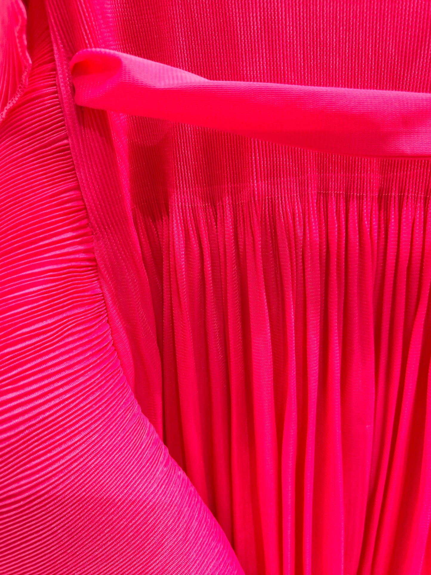 Miyake Ruffles pleated Dress - Pink