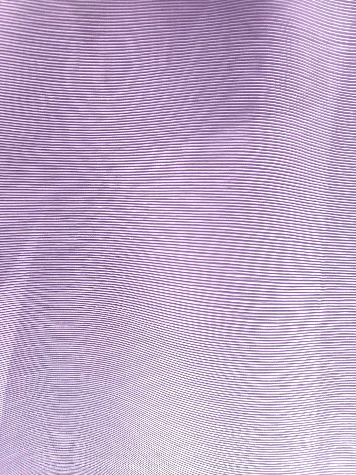 Miyake Pleated plain top with Turtleneck - Lavender