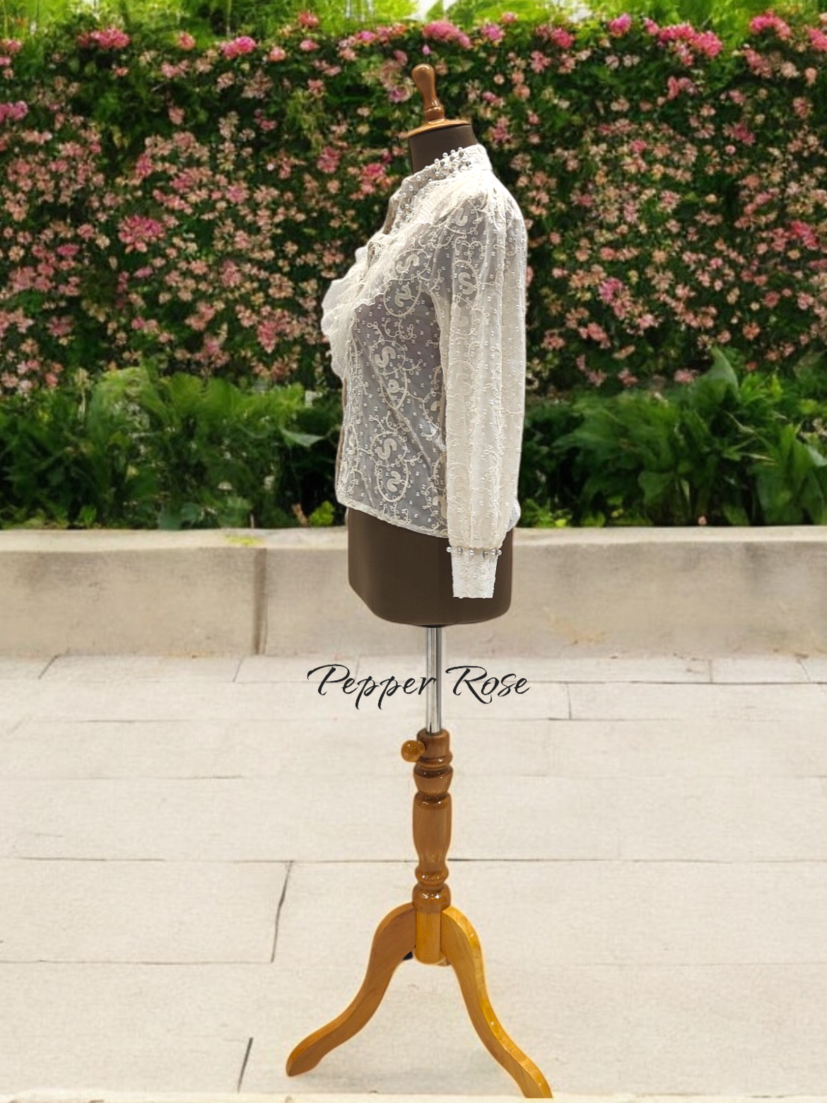 Shasmi embellished shirt - Offwhite