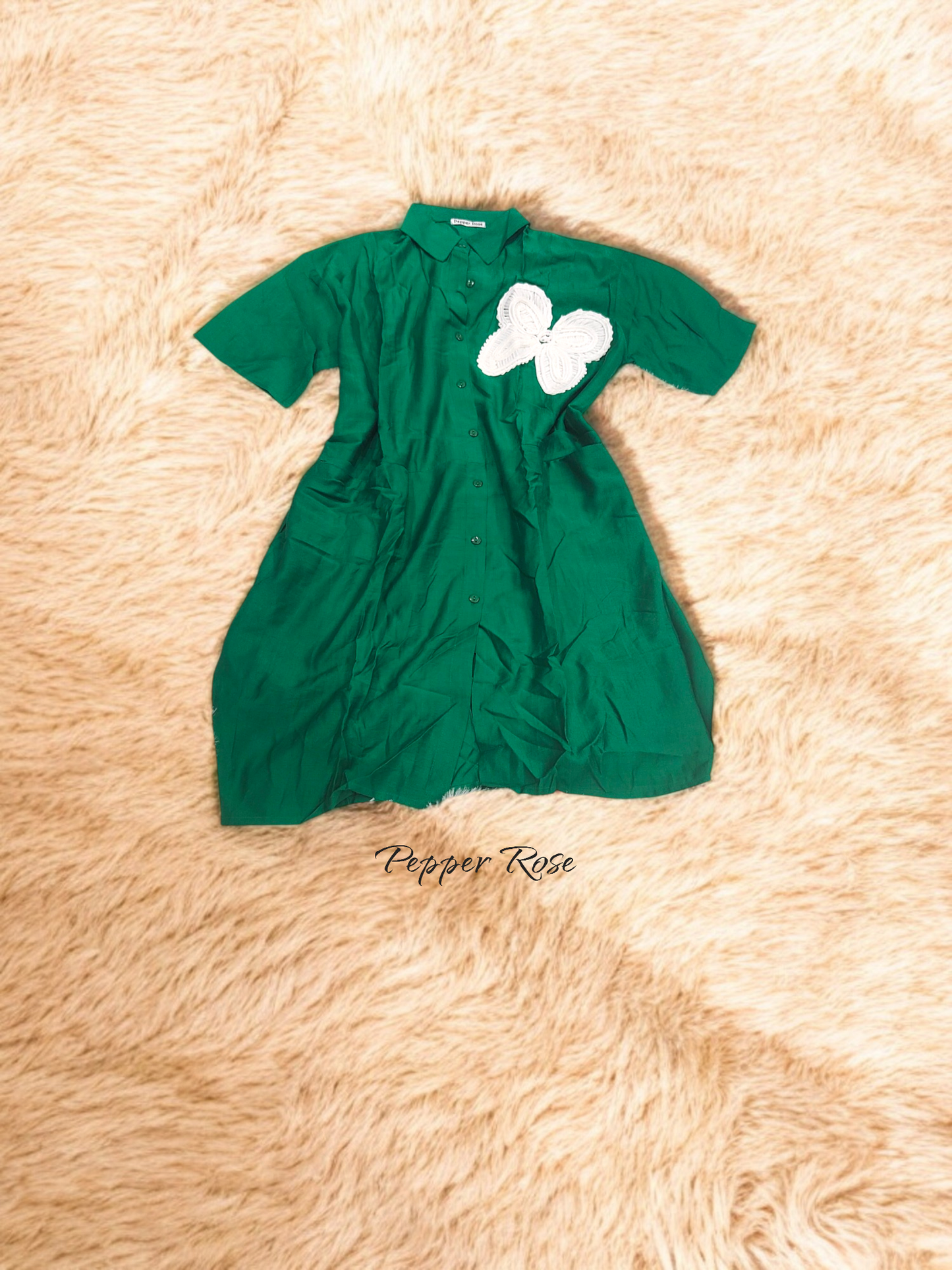 Anaisa oversized shirt - Green