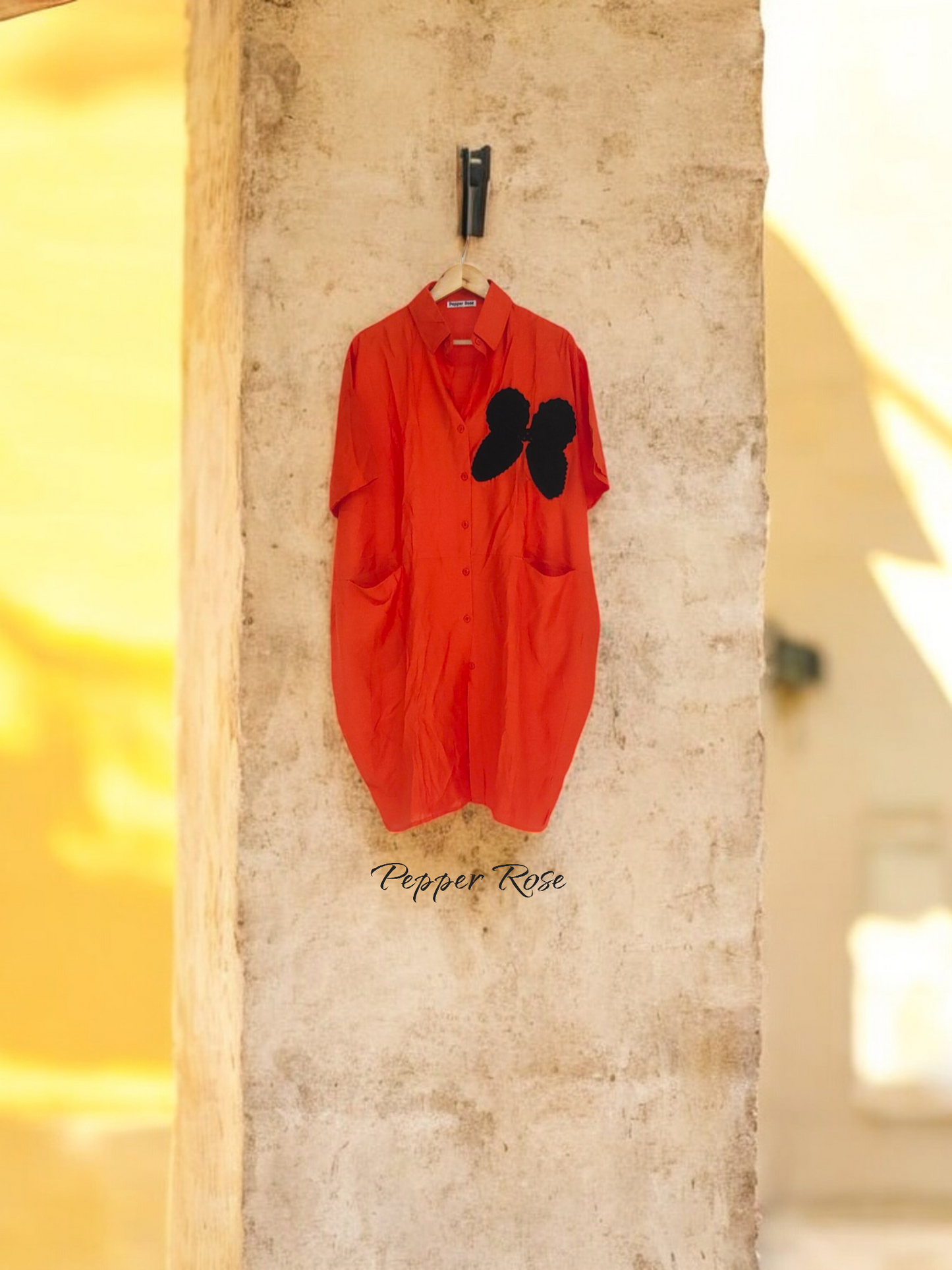 Anaisa oversized shirt - Orange